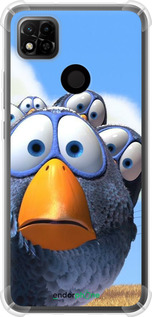 Силикон с усиленными углами чехол Angry Birds для Xiaomi Redmi 10A - 6008sp-2578 изображение 