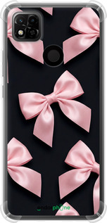 Силикон с усиленными углами чехол Coquette Ribbons Dark Coquette для Xiaomi Redmi 10A - 6767sp-2578 изображение 