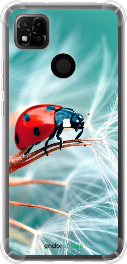 Силикон с усиленными углами чехол Божья коровка для Xiaomi Redmi 10A - 6049sp-2578 изображение 