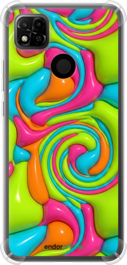 Силикон с усиленными углами чехол Y2K Jelly Dream для Xiaomi Redmi 10A - 6780sp-2578 изображение 