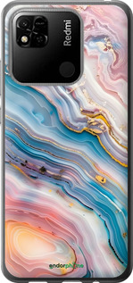 Силіконовий чехол Мрамор красивый для Xiaomi Redmi 10A - 6376u-2578 изображение 