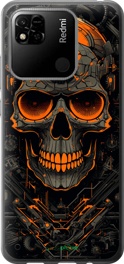 2D пластиковий чехол Череп для Xiaomi Redmi 10A - 5952t-2578 изображение 