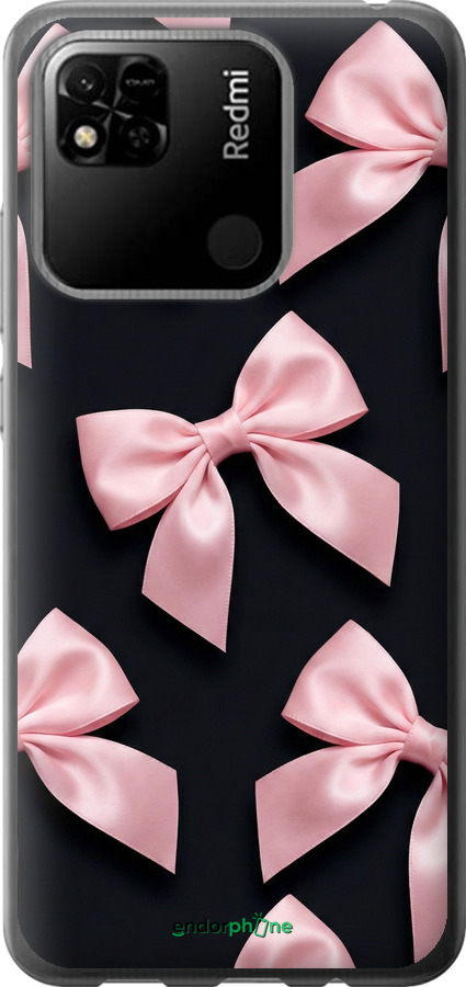 Силіконовий чехол Coquette Ribbons Dark Coquette для Xiaomi Redmi 10A - 6767u-2578 изображение 