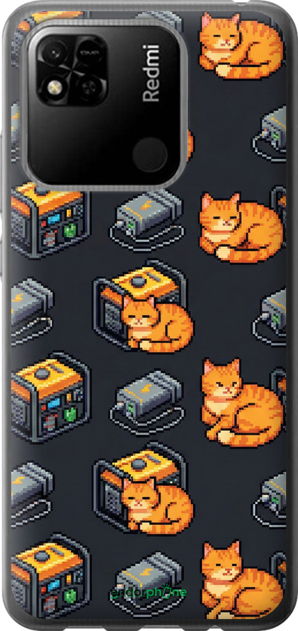 Силіконовий чехол Autonomous Zone для Xiaomi Redmi 10A - 6771u-2578 изображение 