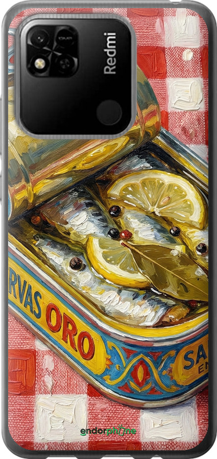 Силіконовий чехол Vintage Sardine Tin Phone для Xiaomi Redmi 10A - 6772u-2578 изображение 