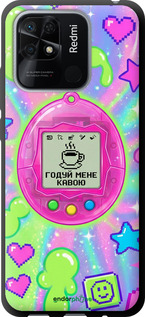 TPU чехол Y2K Aesthetic Retro Pet: Годуй мене кавою для Xiaomi Redmi 10C - 6784b-2591 изображение 