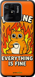 TPU чехол 'Funny Cat' для Xiaomi Redmi 10C изображение 5