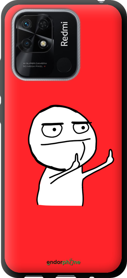 TPU чехол Мем для Xiaomi Redmi 10C - 4578b-2591 изображение 