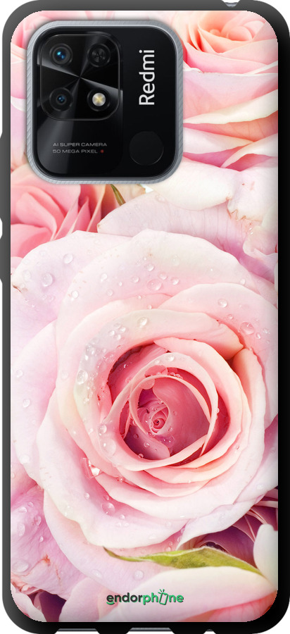 TPU чехол Троянди для Xiaomi Redmi 10C - 525b-2591 изображение 