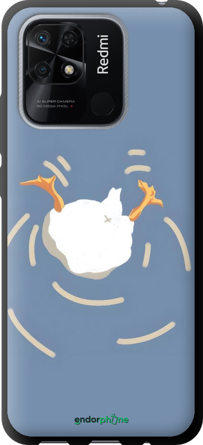 TPU чехол Гусь ныряет для Xiaomi Redmi 10C - 6275b-2591 изображение 