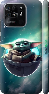3D пластиковый матовый чехол Малышь йода для Xiaomi Redmi 10C - 6294m-2591 изображение 