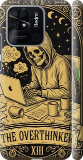 3D пластиковый матовый чехол 'The Overthinker' для Xiaomi Redmi 10C изображение 1