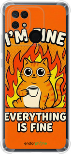 Силіконовий протиударний с посиленими кутами чехол Funny Cat для Xiaomi Redmi 10C - 6786sp-2591 изображение 