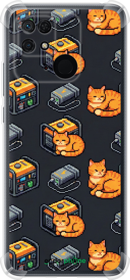 Силикон с усиленными углами чехол Autonomous Zone для Xiaomi Redmi 10C - 6771sp-2591 изображение 