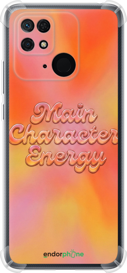 Силикон с усиленными углами чехол Aura Gradient Main Character Energy Aesthetic Y2K для Xiaomi Redmi 10C - 6783sp-2591 изображение 