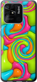 Силіконовий чехол Y2K Jelly Dream для Xiaomi Redmi 10C - 6780u-2591 изображение 