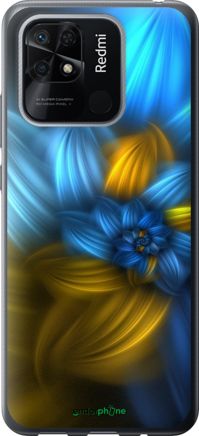 

2D пластиковий чохол "Візерунок 46" для Xiaomi Redmi 10C, Синій