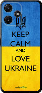 TPU чехол Keep calm and love Ukraine v2 для Xiaomi Poco M6 Pro 5G - 1114b-3859 изображение 