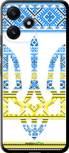 TPU чехол Герб - вишиванка жовто-блакитна  для Xiaomi Poco M6 Pro 5G - 1197b-3859 изображение 