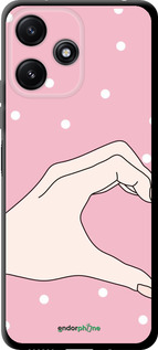 TPU чехол Половинка серця для Xiaomi Poco M6 Pro 5G - 4340b-3859 изображение 