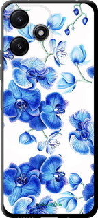 TPU чехол Голубые орхидеи для Xiaomi Poco M6 Pro 5G - 4406b-3859 изображение 