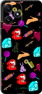 TPU чехол stickers для Xiaomi Redmi Note 12R - 4757b-3860 изображение 