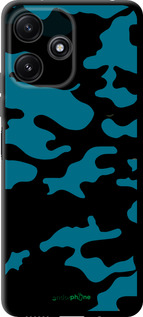 TPU чехол Камуфляж прозрачный фон для Xiaomi Redmi 12 5G - 4877b-3194 изображение 