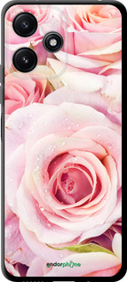 TPU чехол Розы для Xiaomi Poco M6 Pro 5G - 525b-3859 изображение 