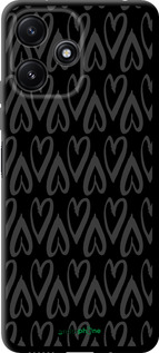 TPU чехол Сердца v2 для Xiaomi Poco M6 Pro 5G - 5497b-3859 изображение 