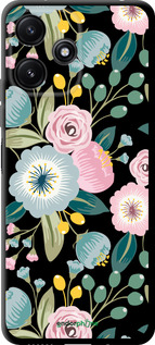 TPU чехол Цветочные обои v2 для Xiaomi Redmi Note 12R - 5602b-3860 изображение 
