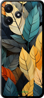 TPU чехол Кольорове листя для Xiaomi Redmi Note 12R - 5644b-3860 изображение 