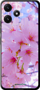 TPU чехол Сакура для Xiaomi Poco M6 Pro 5G - 6029b-3859 изображение 