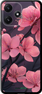 TPU чехол Пурпурная сакура для Xiaomi Poco M6 Pro 5G - 6075b-3859 изображение 