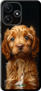 TPU чехол Cocker spaniel на черном фоне для Xiaomi Poco M6 Pro 5G - 6137b-3859 изображение 
