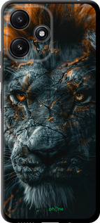 TPU чехол Пламенный лев для Xiaomi Redmi Note 12R - 6153b-3860 изображение 