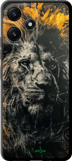 TPU чехол Лев у золотих фарбах для Xiaomi Redmi 12 5G - 6155b-3194 изображение 