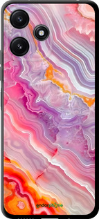 TPU чехол Мрамор 2 для Xiaomi Poco M6 Pro 5G - 6307b-3859 изображение 