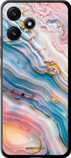 TPU чехол Мрамор красивый для Xiaomi Poco M6 Pro 5G - 6376b-3859 изображение 
