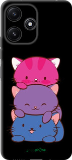 TPU чехол Милые кошки для Xiaomi Poco M6 Pro 5G - 6518b-3859 изображение 