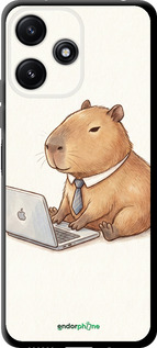 TPU чехол Funny Capybara CEO Working для Xiaomi Redmi 12 5G - 6777b-3194 изображение 