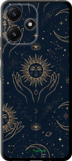 TPU чехол Celestial Harmony: Sun & Moon Gold Mystic Pattern для Xiaomi Redmi 12 5G - 6778b-3194 изображение 