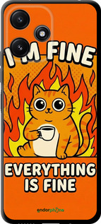 TPU чехол Funny Cat для Xiaomi Redmi Note 12R - 6786b-3860 изображение 