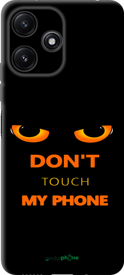 TPU чехол Don't touch the phone для Xiaomi Poco M6 Pro 5G - 4261b-3859 изображение 