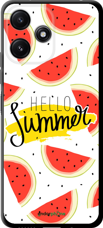 TPU чехол Hello Summer для Xiaomi Poco M6 Pro 5G - 4356b-3859 изображение 