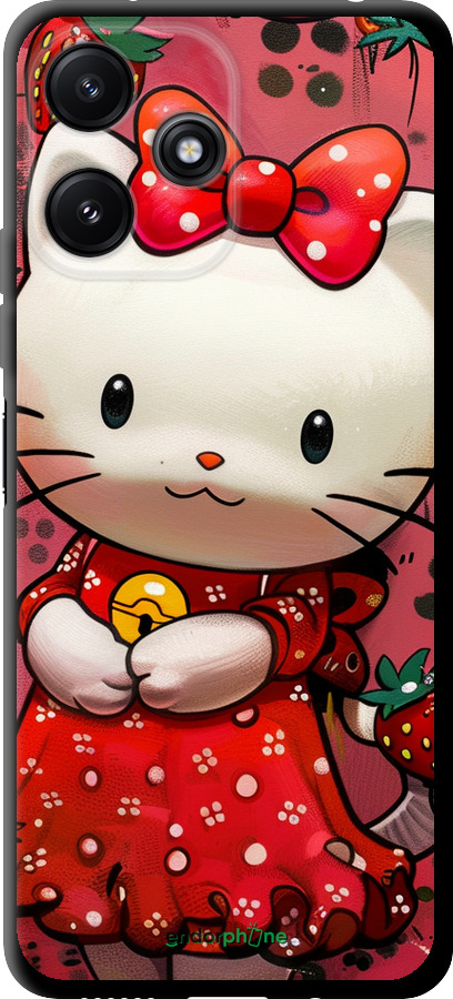 TPU чехол hello kitty1 для Xiaomi Poco M6 Pro 5G - 6036b-3859 изображение 