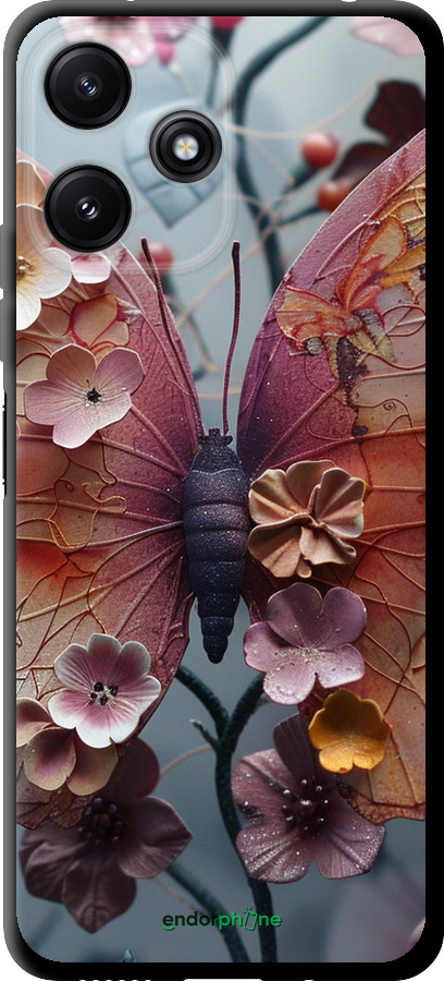 TPU чехол Fairy Butterfly для Xiaomi Redmi Note 12R - 6048b-3860 изображение 
