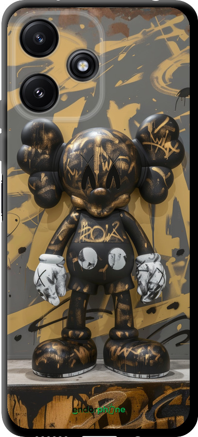 TPU чехол Bronze kaws для Xiaomi Poco M6 Pro 5G - 6097b-3859 изображение 
