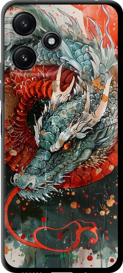 TPU чехол Стихия огня для Xiaomi Redmi 12 5G - 6101b-3194 изображение 