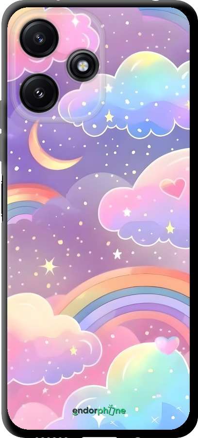 TPU чехол Хмари та веселка для Xiaomi Redmi 12 5G - 6312b-3194 изображение 