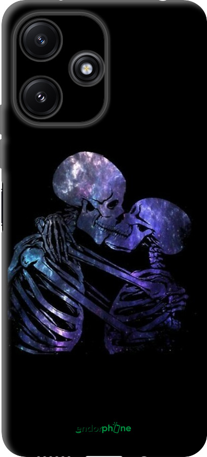 TPU чехол С изображением скелета для Xiaomi Poco M6 Pro 5G - 6537b-3859 изображение 